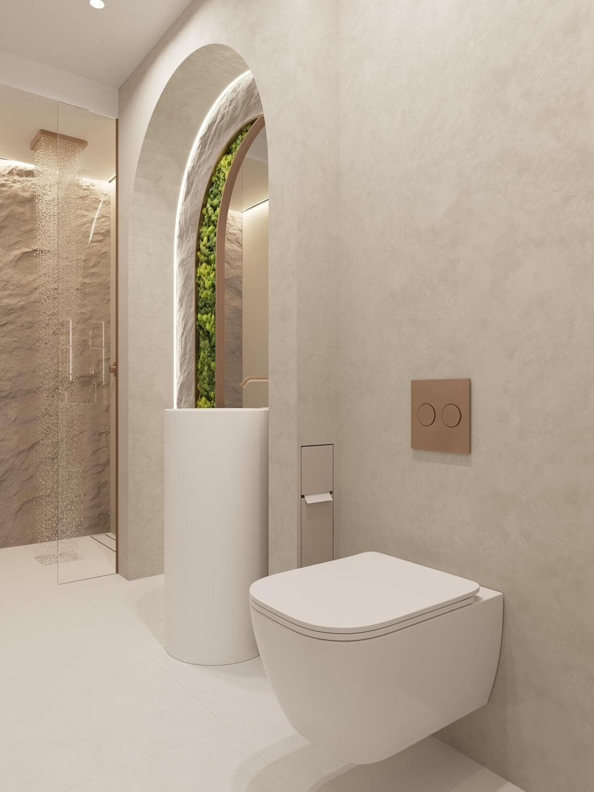 Mikrocement — kupaonica